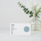 Cartes de visite de Mandela de force de la vie (Debout devant)