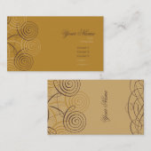 Cartes de visite de manuscrit et de calligraphie (Devant / Derrière)