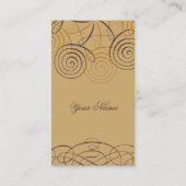 Cartes de visite de manuscrit et de calligraphie (Dos)