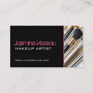 Cartes de visite de maquillage