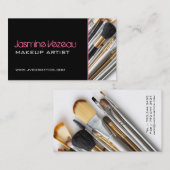 Cartes de visite de maquillage (Devant / Derrière)