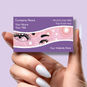 Cartes de visite de maquillage