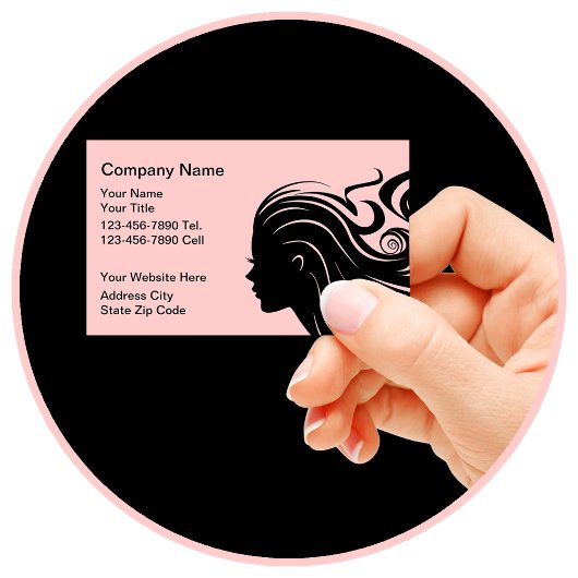 Cartes de visite de maquillage