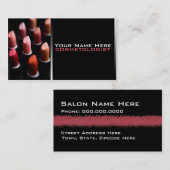 Cartes de visite de maquillage (Devant / Derrière)