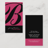 Cartes de visite de maquillage (Devant / Derrière)