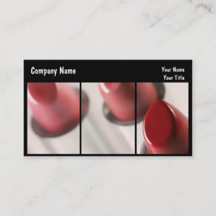 Cartes de visite de maquillage