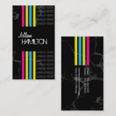 Cartes de visite de maquillage gras (Devant / Derrière)