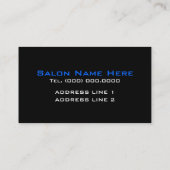 Cartes de visite de maquillage professionnels (Dos)