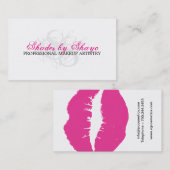 CARTES DE VISITE DE MAQUILLEUR (Devant / Derrière)