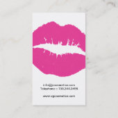 CARTES DE VISITE DE MAQUILLEUR (Dos)