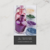 Cartes de visite de maquilleur (Dos)