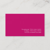 Cartes de visite de maquilleur (Dos)