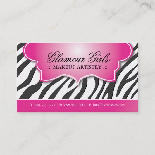 CARTES DE VISITE DE MAQUILLEUR (Devant)