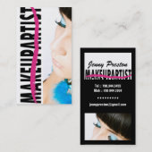 Cartes de visite de maquilleur (Devant / Derrière)