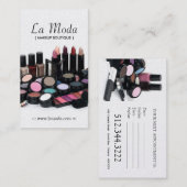 Cartes de visite de maquilleur (Devant / Derrière)