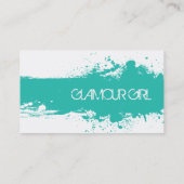 Cartes de visite de maquilleur - couleur faite sur (Dos)