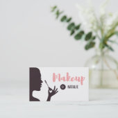 Cartes de visite de maquilleur de Madame et de (Debout devant)