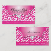 CARTES DE VISITE DE MAQUILLEUR D'EMPREINTE DE (Devant / Derrière)