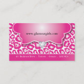 CARTES DE VISITE DE MAQUILLEUR D'EMPREINTE DE (Dos)