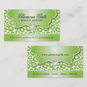 CARTES DE VISITE DE MAQUILLEUR D'EMPREINTE DE (Devant / Derrière)