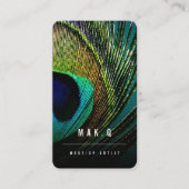 Cartes de visite de maquilleur professionnel avec  (Devant)