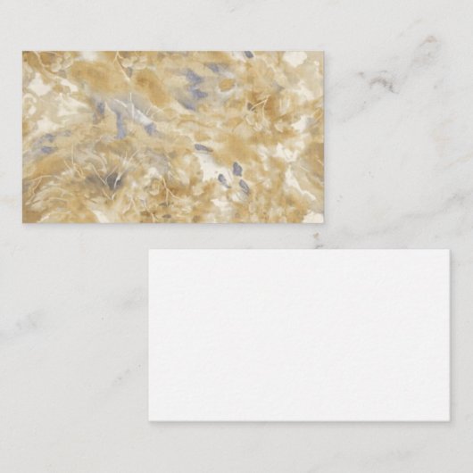 Cartes de visite de marbre (Devant / Derrière)