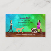 Cartes de visite de marche pour animaux de compagn (Dos)