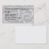 Cartes de visite de marina de bateau (Devant / Derrière)