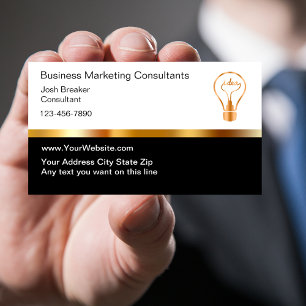 Cartes de visite de marketing professionnel