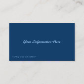 Cartes de visite de Mars tatoués (Dos)