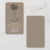 Cartes de visite de Mason Jars (Devant / Derrière)