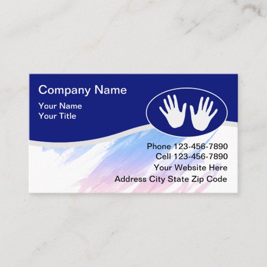 Cartes de visite de massage (Devant)