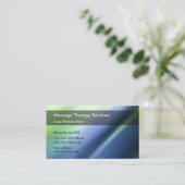 Cartes de visite de massage (Debout devant)