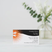 Cartes de visite de massage (Debout devant)