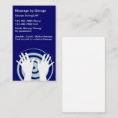 Cartes de visite de massage (Devant / Derrière)