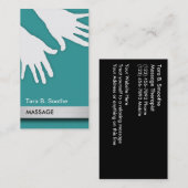 Cartes de visite de massage (Devant / Derrière)