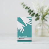 Cartes de visite de massage (Debout devant)