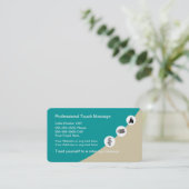 Cartes de visite de massage (Debout devant)