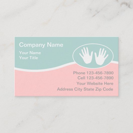 Cartes de visite de massage (Devant)