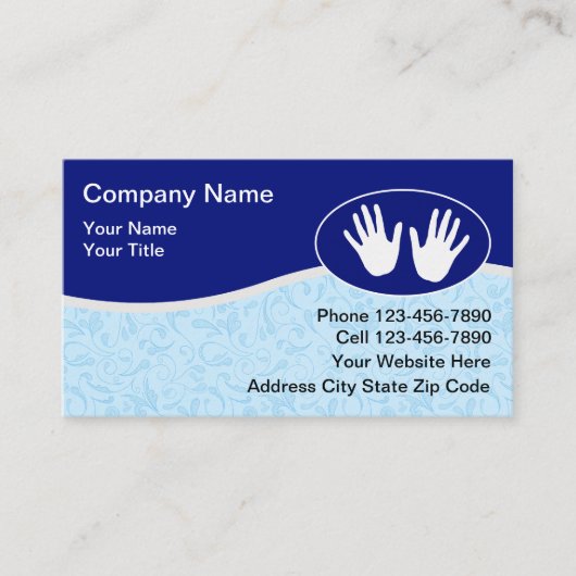 Cartes de visite de massage (Devant)