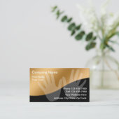 Cartes de visite de massage (Debout devant)