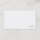 Cartes de visite de massage (Dos)