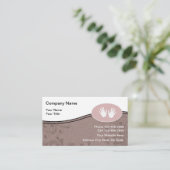 Cartes de visite de massage (Debout devant)