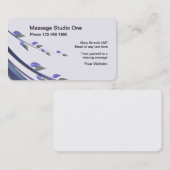 Cartes de visite de massage (Devant / Derrière)