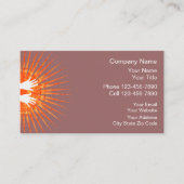 Cartes de visite de massage (Devant)