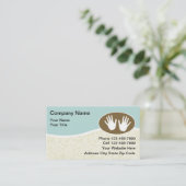 Cartes de visite de massage (Debout devant)