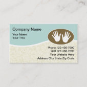 Cartes de visite de massage (Devant)