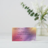 Cartes de visite de massage (Debout devant)