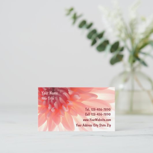 Cartes de visite de massage (Debout devant)