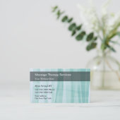 Cartes de visite de massage (Debout devant)